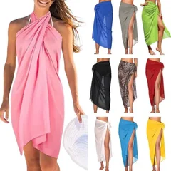 Sexy Sheer Chiffon Bikini Cover-Up Skirt-2