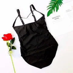 Plus Size Printed Push Up One Piece Swimsuit-6