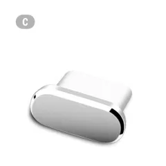 Zestaw zatyczek przeciwkurzowych USB-C | Korki portów ze stopu cynku i miękkiej gumy-4