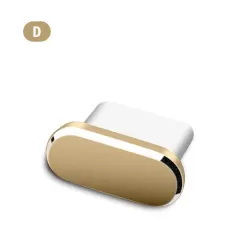 Zestaw zatyczek przeciwkurzowych USB-C | Korki portów ze stopu cynku i miękkiej gumy-5